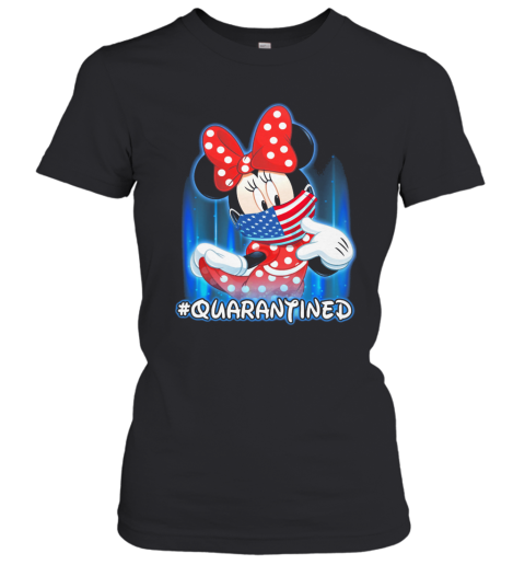 Minnie Mouse Face Mask Quarantined Women's T-Shirt