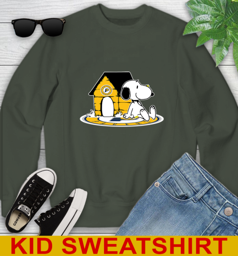 NBA Basketball Indiana Pacers Snoopy The Peanuts Movie Shirt Youth Sweatshirt 9