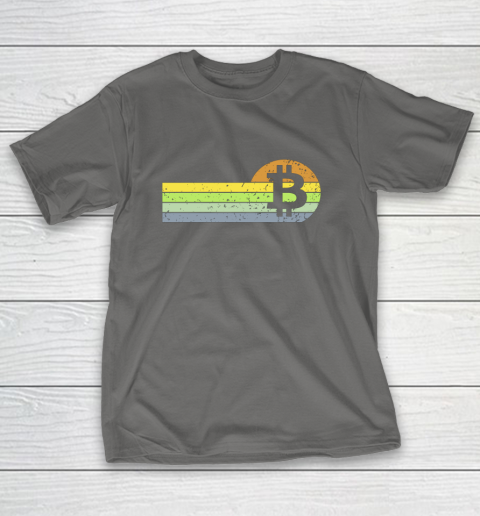 Bitcoin BTC Vintage Sunset Crypto Cryptocurrency Blockchain T-Shirt 8