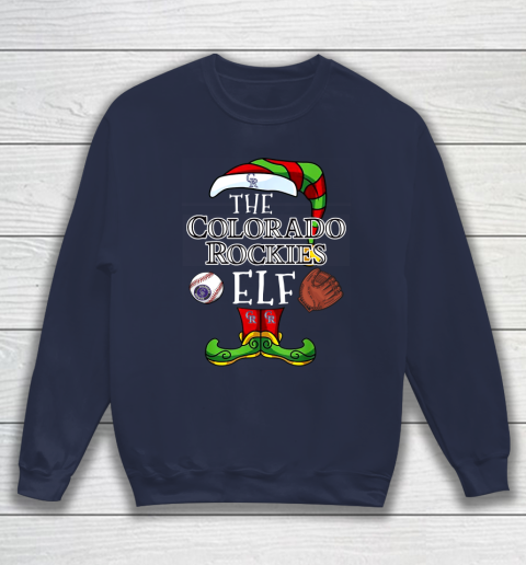 Colorado Rockies Christmas ELF Funny MLB Sweatshirt 2