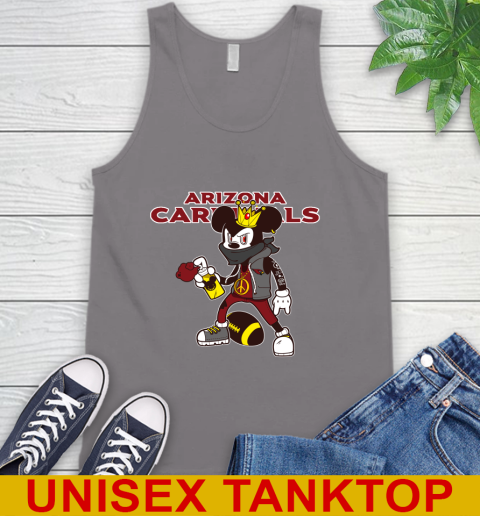 Arizona Cardinals NFL Football Mickey Peace Sign Sports Tank Top 7