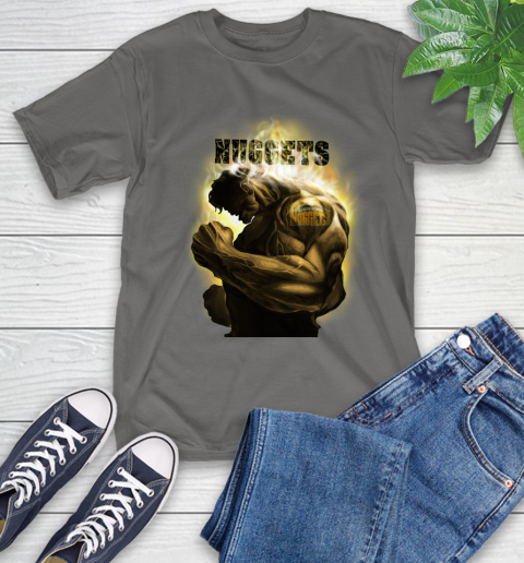Denver Nuggets NBA Basketball Hulk Marvel Avengers Sports T-Shirt 10