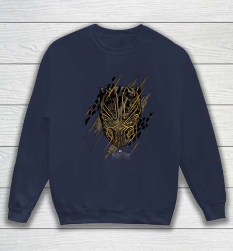 For Fan Black Panther Movie Killmonger Jaguar Scratch Sweatshirt