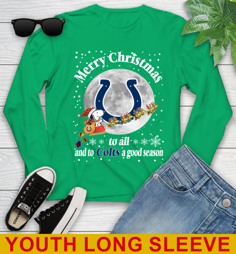 Indianapolis Colts Merry Christmas To All And To Colts A Good Season NFL Football Sports Youth Long Sleeve 7