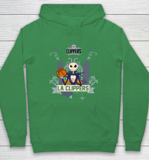 NBA LA Clippers Basketball Jack Skellington Halloween Hoodie 5