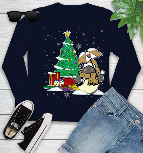 Florida Panthers NHL Hockey Cute Tonari No Totoro Christmas Sports Youth Long Sleeve 2