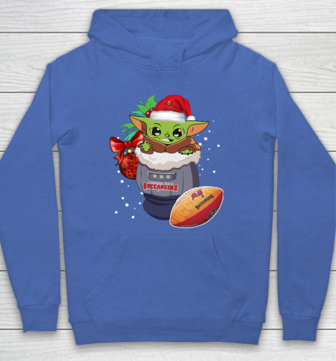 Tampa Bay Buccaneers Christmas Baby Yoda Star Wars Funny Happy NFL Hoodie 9