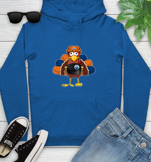 Edmonton Oilers Turkey Thanksgiving Day Youth Hoodie 10 Edmonton Oilers Turkey Thanksgiving Day Youth Hoodie - Image 10