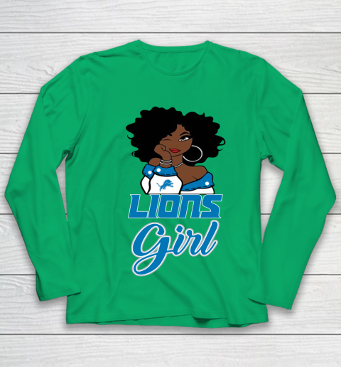 Detroit Lions Girl NFL Youth Long Sleeve 6