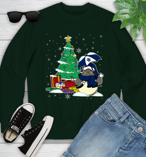Toronto Maple Leafs NHL Hockey Cute Tonari No Totoro Christmas Sports Youth Sweatshirt 9