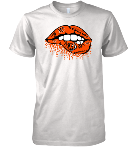 Bengals Lips Inspired Premium Men's T-Shirt