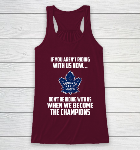 NHL Toronto Maple Leafs Hockey We Become The Champions Racerback Tank 2