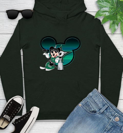 NHL Dallas Stars Stanley Cup Mickey Mouse Disney Hockey T Shirt Youth Hoodie 13
