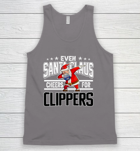 LA Clippers Even Santa Claus Cheers For Christmas NBA Tank Top 6