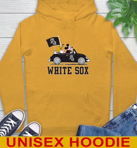 MLB Baseball Chicago White Sox Pluto Mickey Driving Disney Shirt Hoodie 3