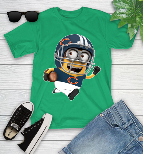 NFL Chicago Bears Minions Disney Football Sports Youth T-Shirt 6