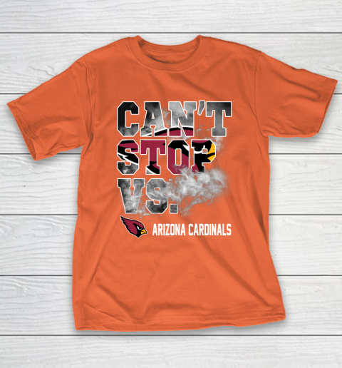 NFL Arizona Cardinals Football Can't Stop Vs T-Shirt 4