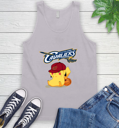 NBA Pikachu Basketball Sports Cleveland Cavaliers Tank Top 4