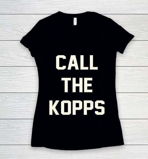 Call The Kopps Arkansas Baseball Kevin Kopps Women's V-Neck T-Shirt