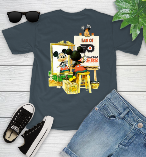 NHL Hockey Philadelphia Flyers Mickey Drawing Shirt 102