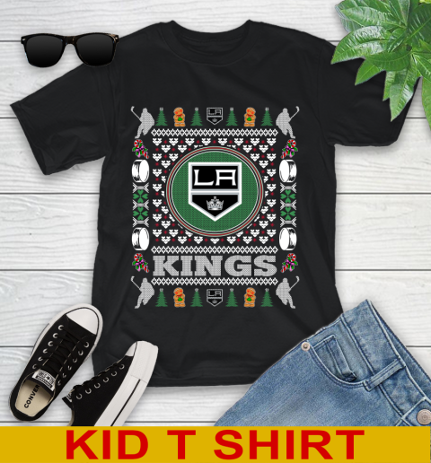 Los Angeles Kings Merry Christmas NHL Hockey Loyal Fan Youth T-Shirt