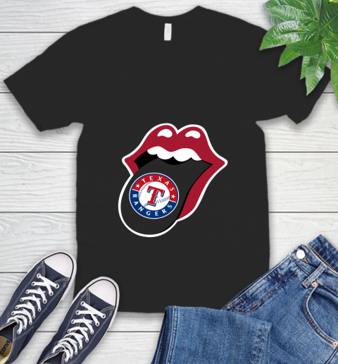 Texas Rangers MLB Baseball Lips I Root For My Team Adoring Fan 50