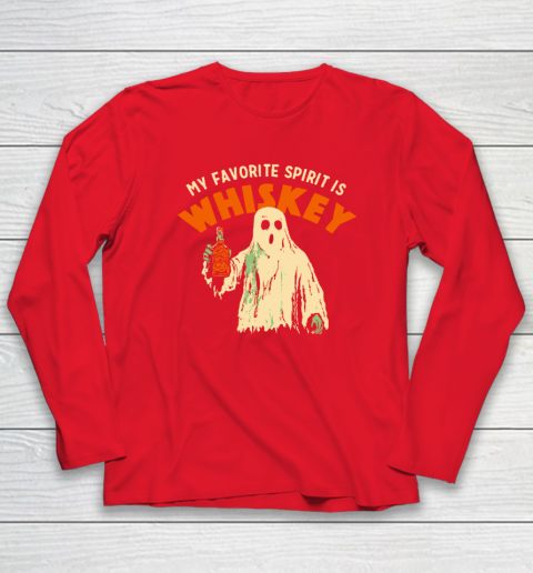 My Favorite Spirit Is Whiskey Halloween Long Sleeve T-Shirt 6