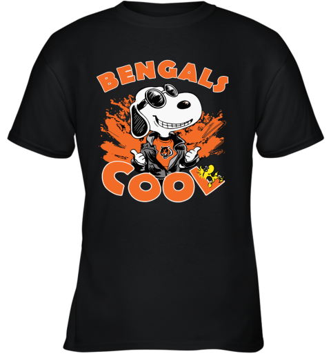 Cincinnati Bengals Snoopy Joe Cool We're Awesome Youth T-Shirt