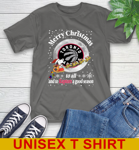 Toronto Raptors Merry Christmas To All And To Raptors A Good Season NBA Basketball Sports T-Shirt 10