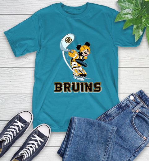 NHL Hockey Boston Bruins Cheerful Mickey Mouse Shirt T-Shirt 9