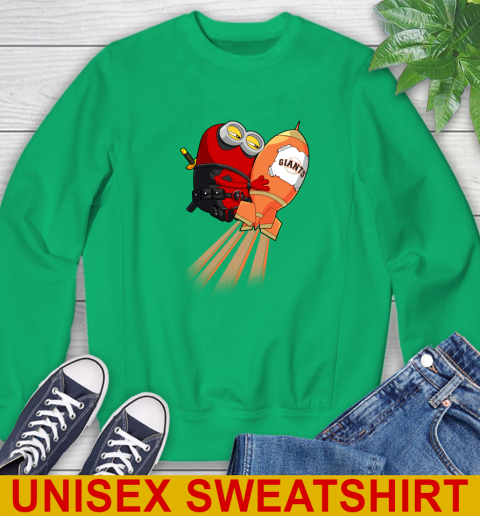 MLB Baseball San Francisco Giants Deadpool Minion Marvel Shirt Sweatshirt 8