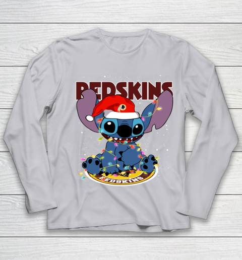Washington Redskins NFL Football noel stitch Christmas Youth Long Sleeve 3
