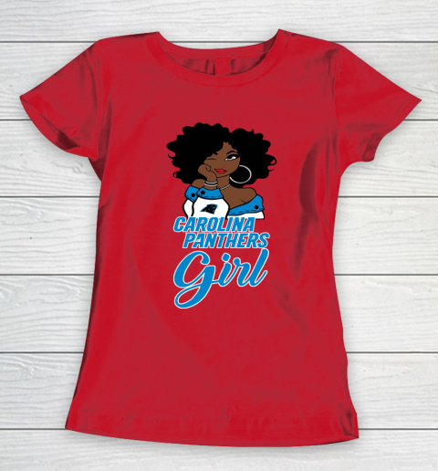 Carolina Panthers Girl NFL Women's T-Shirt 10