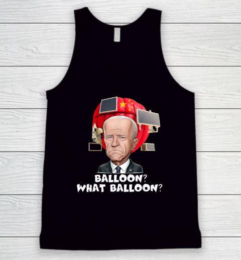 Chinese Spy Balloon Funny Surveillance Joe Biden China Tank Top