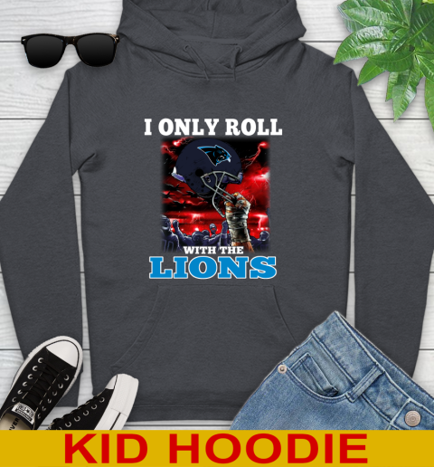 Carolina Panthers NFL Football I Only Roll With My Team Sports Youth Hoodie 9