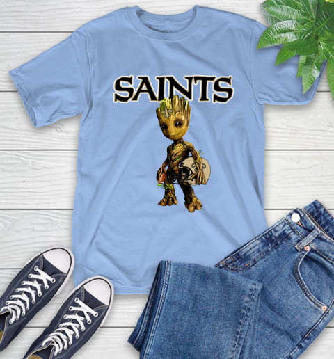 New Orleans Saints NFL Football Groot Marvel Guardians Of The Galaxy T-Shirt 11