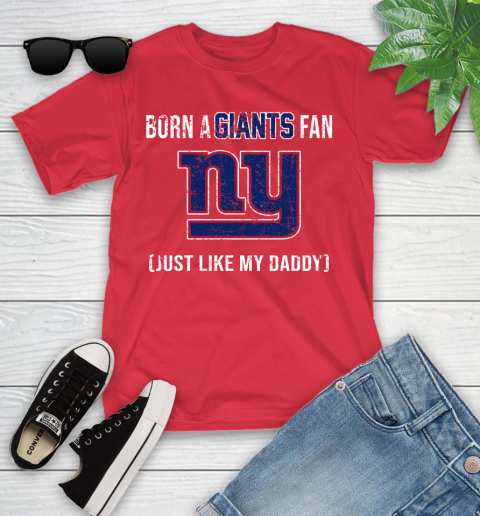 NFL New York Giants Football Loyal Fan Just Like My Daddy Shirt Youth T-Shirt 11