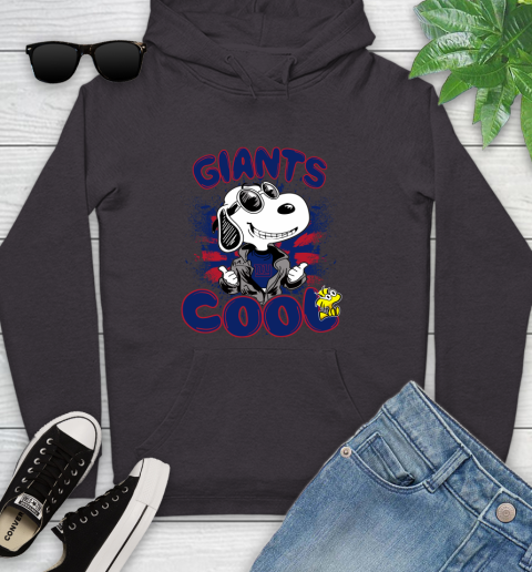 NFL Football New York Giants Cool Snoopy Shirt Youth Hoodie 6