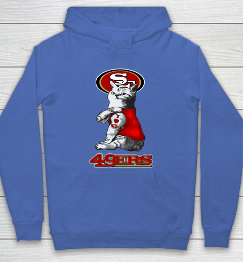 NFL Football My Cat Loves San Francisco 49ers Hoodie 6