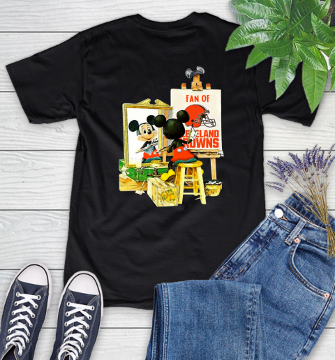 NFL Football Cleveland Browns Mickey Drawing Shirt 82