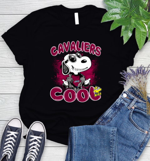 NBA Basketball Cleveland Cavaliers Cool Snoopy Shirt Women's T-Shirt