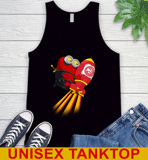 NBA Basketball Atlanta Hawks Deadpool Minion Marvel Shirt Tank Top
