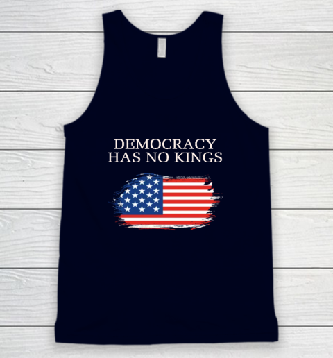 Democracy Has No Kings Anti Trump Tank Top 2