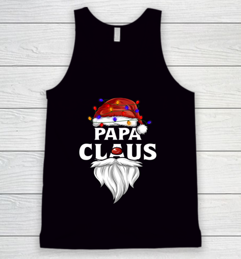 Papa Claus Shirt Christmas Pajama Family Matching Xmas Tank Top
