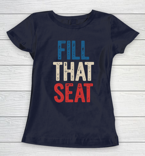 Fill That Seat Vintage North Carolina NC Fill The Seat Retro Women's T-Shirt 2