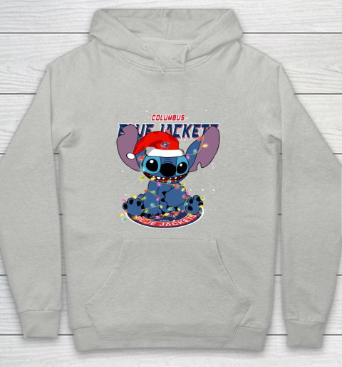 Columbus Blue Jackets NHL Hockey noel stitch Christmas Youth Hoodie