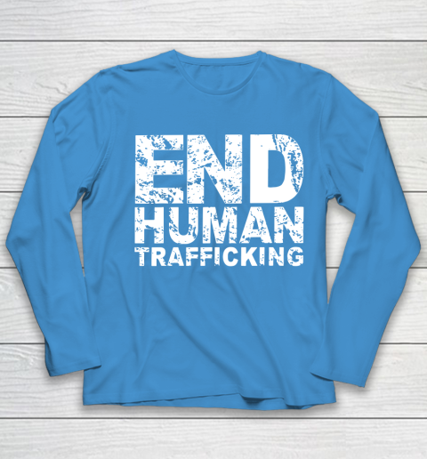 End Human Trafficking Shirt Youth Long Sleeve 5
