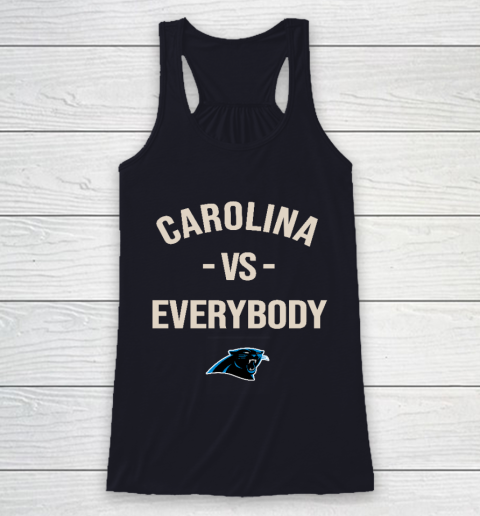 Carolina Panthers Vs Everybody Racerback Tank 7