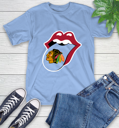 Chicago Blackhawks NHL Hockey Lips I Root For My Team Adoring Fan 11