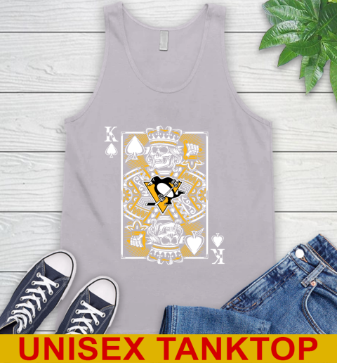 Pittsburgh Penguins NHL Hockey The King Of Spades Death Cards Shirt Tank Top 3